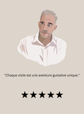 Chaque visite est une aventure gustative unique.