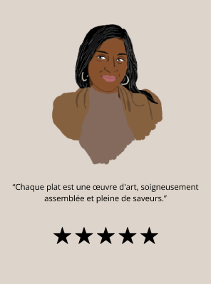 Chaque plat est une œuvre d'art, soigneusement assemblée et pleine de saveurs.